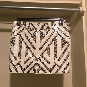 Sequin Mini Skirt